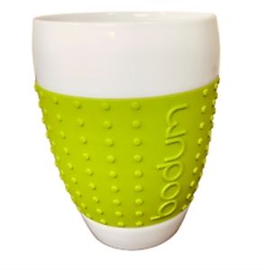 BODUM white porcelain cup